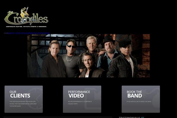 thecrocodiles.com site used Avada