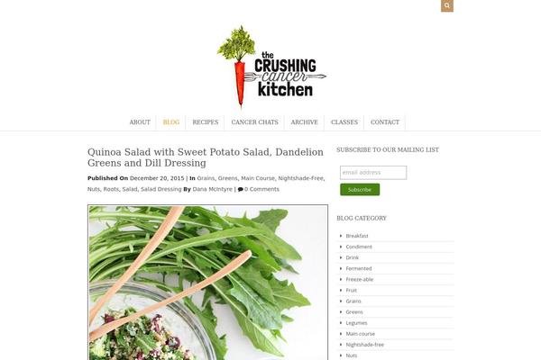 Food & Cook theme site design template sample