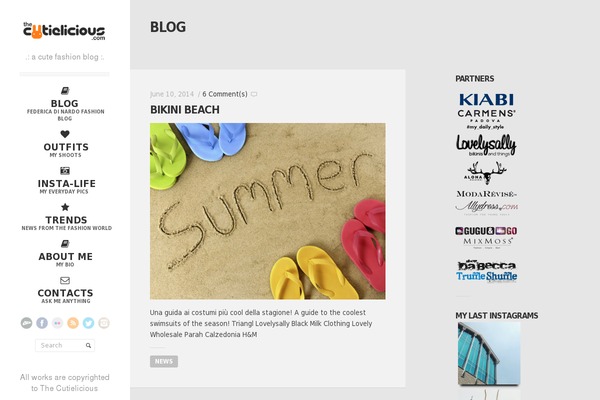 Sugarblog theme site design template sample