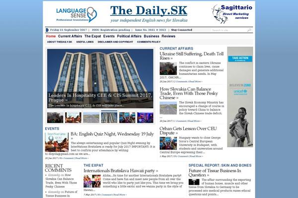 Metro Magazine theme site design template sample