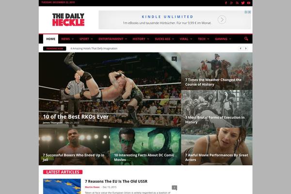 Zox-news-child theme site design template sample