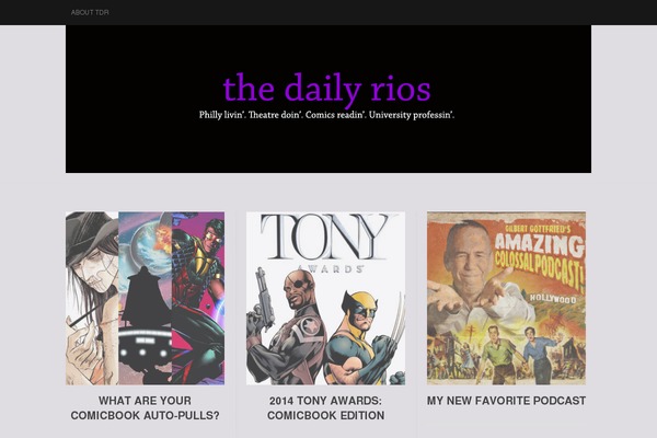 thedailyrios.com site used Gridme