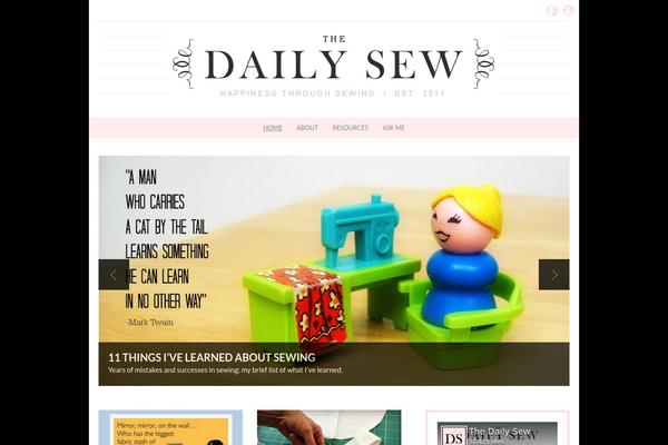 Isabelle theme site design template sample