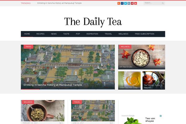 thedailytea.com site used Smart-mag-backup