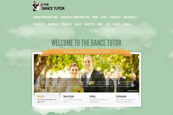 Sky theme site design template sample
