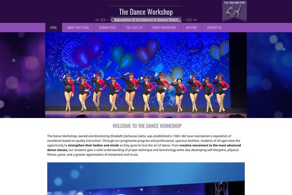 Dance theme site design template sample