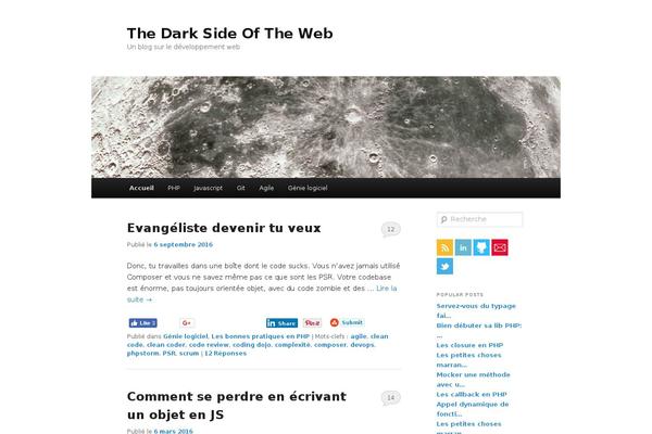 Site using Add Twitter, Facebook Like, Google plus one Social share plugin
