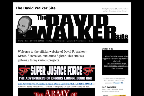 Gridlove theme site design template sample