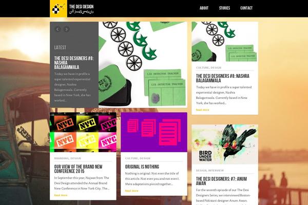 Construct theme site design template sample