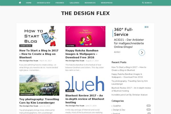 Codilight Lite theme site design template sample