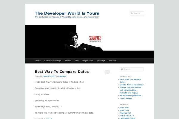 Site using SyntaxHighlighter Evolved plugin