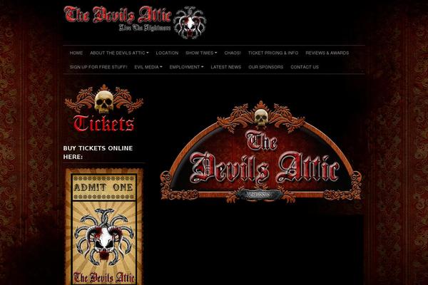 Coral Dark theme site design template sample