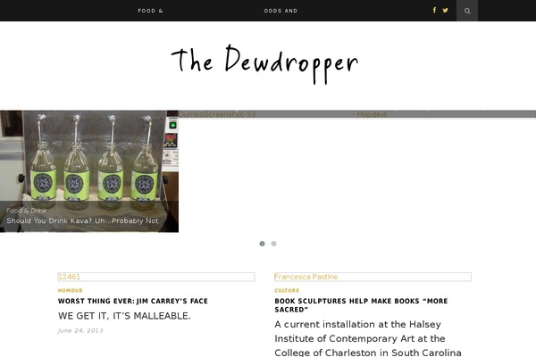One Pageily theme site design template sample