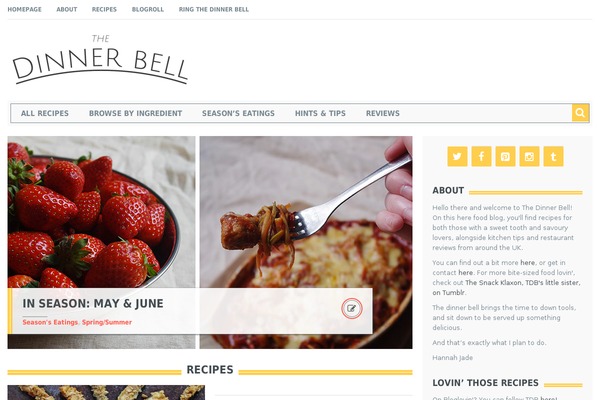 thedinnerbell.co.uk site used Sela-child