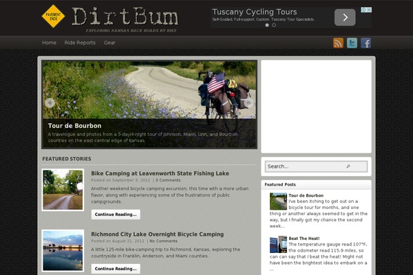 Tracks theme site design template sample
