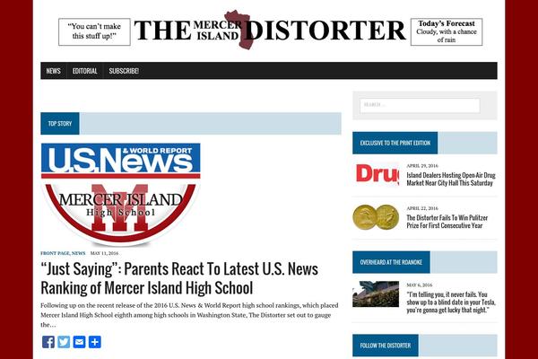 MH Newsdesk lite theme site design template sample
