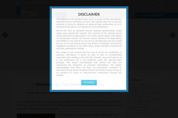Realhomes Child theme site design template sample