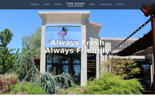thedodorestaurant.com site used Enfold