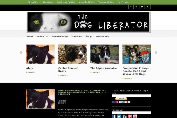 Site using Widget Post Slider plugin