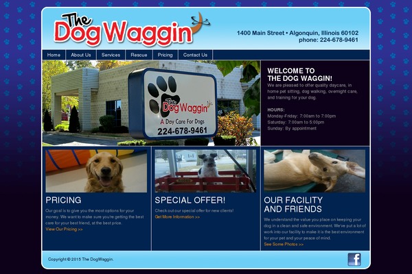 thedogwaggin.com site used Pawsitive