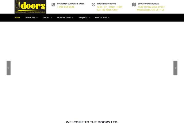 TheBuilt theme site design template sample