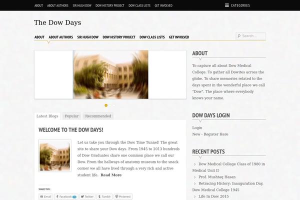 Supernova theme site design template sample