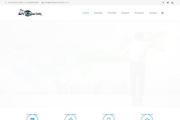Impreza theme site design template sample
