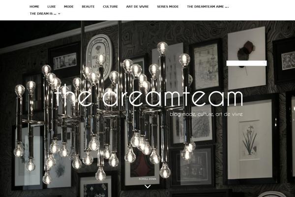 Tempest theme site design template sample