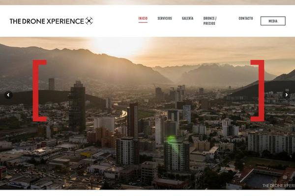 Drone-media theme site design template sample