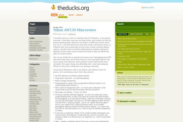 theducks.org site used Cols-wpcom