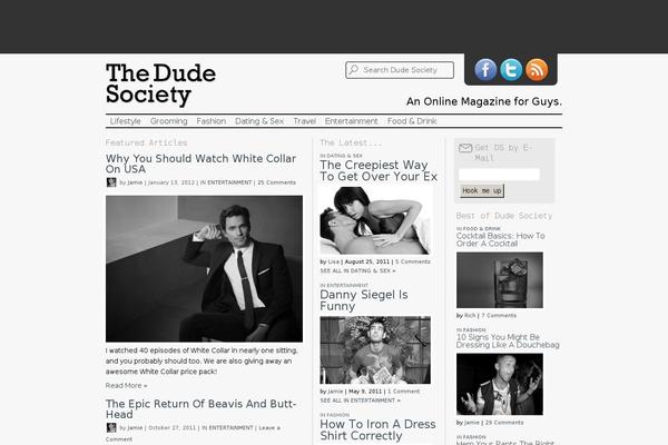 thedudesociety.com site used Society