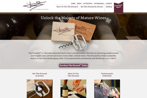 Durand website example screenshot