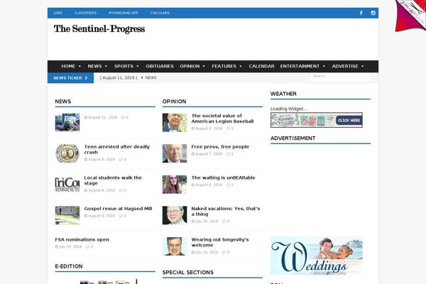 Civitasmedium theme site design template sample
