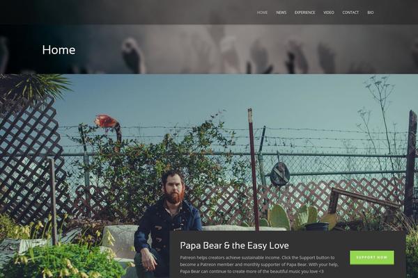 Musicclub theme site design template sample