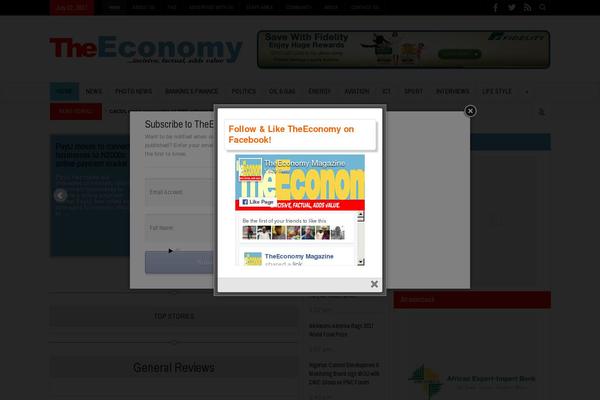 Site using DC - Facebook Like Box Popup (Increase Facebook Fans) plugin