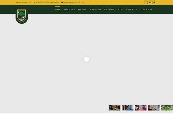 Academia-child theme site design template sample