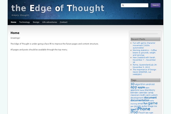 Third Style theme site design template sample