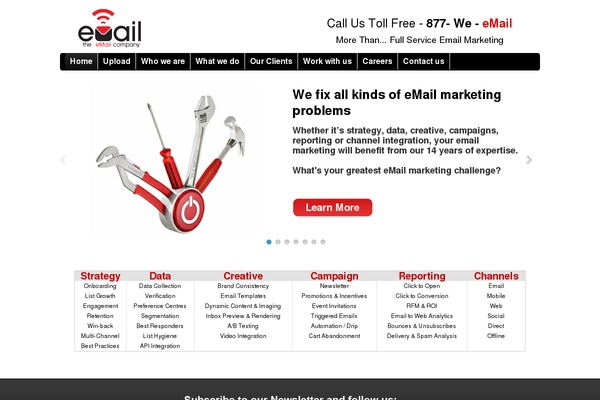 Creativo theme site design template sample