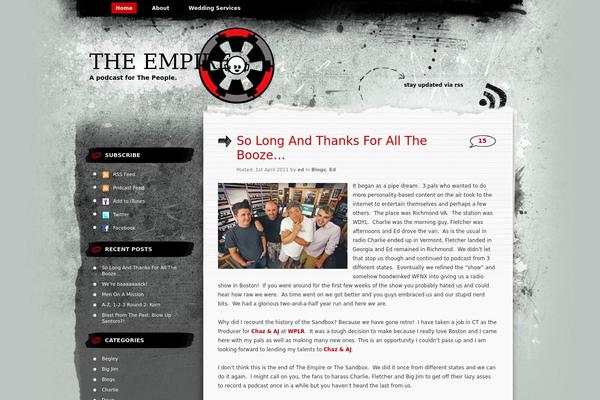 WordPress website example screenshot