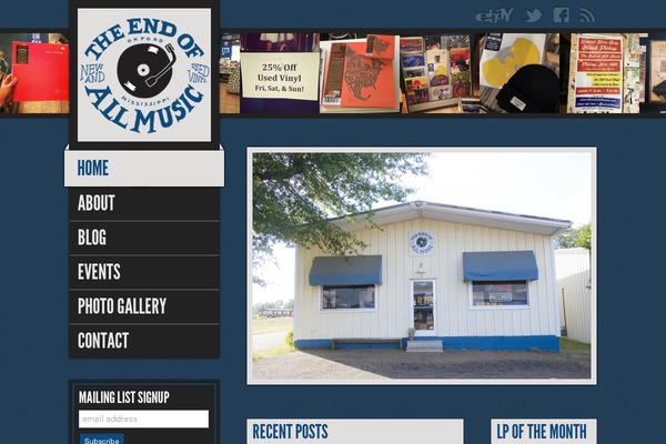 theendofallmusic.com site used Eoam