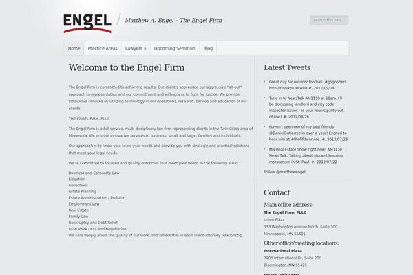 Minimal theme site design template sample
