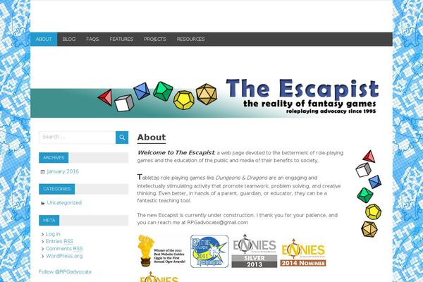 Merlin theme site design template sample