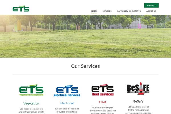 Site using Parallax Scroll plugin