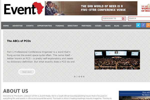 theevent theme websites examples