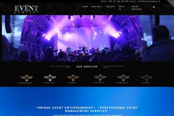 Site using Parallax Scroll plugin
