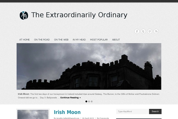 Site using Twiget Twitter Widget plugin