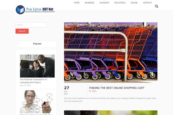 Donovan theme site design template sample