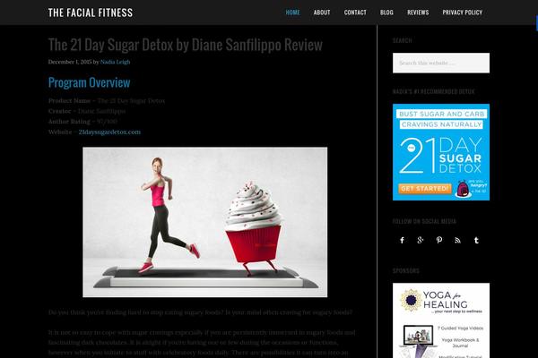 Site using Floating Social Bar plugin
