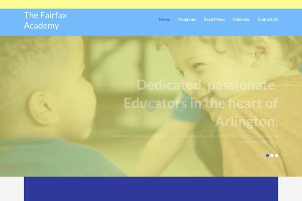 thefairfaxacademy.com site used Theme52422