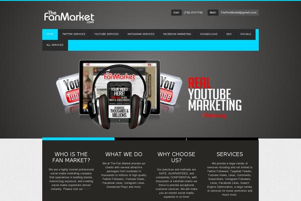 Globex theme site design template sample